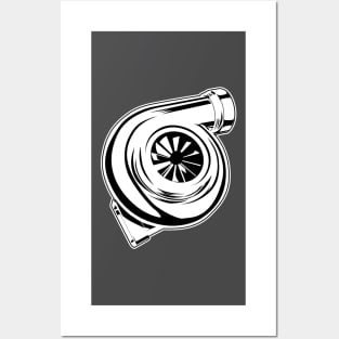 TURBO CHARGER Car part jdm illustration Posters and Art